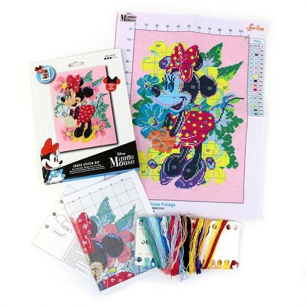 Disney Minnie Mouse No Count Cross Stitch Kit Carousel 3