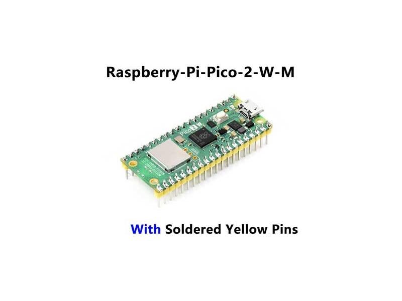 Raspberry Pi Pico 2/Pico 2 W RP2350 Chip RISC-V Hazard3 520KByte SRAM 4MByte Carousel 1