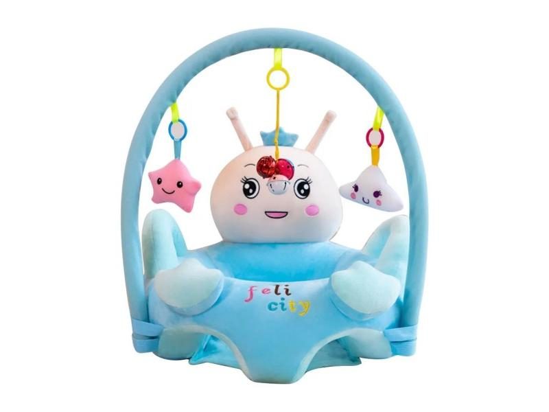 Baby Puffs Sofa Baby Rest Chair No Filler Support Seat Case Cartoon Animal Carousel 1
