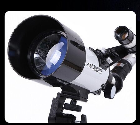 Astronomical Telescope 70mm Aperture 120 Zoom AZ Mount FMC Green Film Optics Por Carousel 2