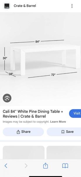 Dining table - Crate and Barrel from USA62864739920771111