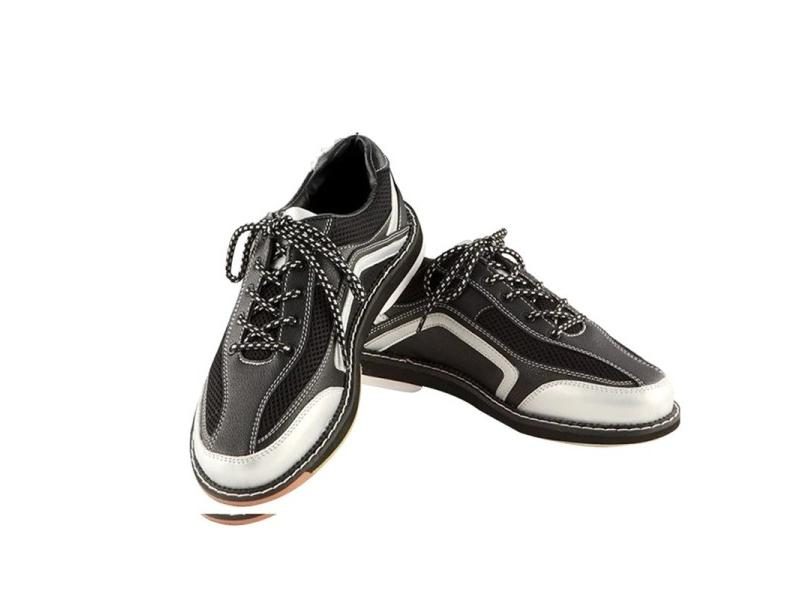 High Quality Bowling Shoes Mens Anti-Skid Outsole Sneakers Leather Breathable Carousel 1