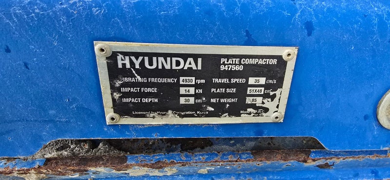 $1R Hyundai Plate Compactor Carousel 3