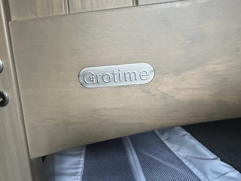 Grotime 4 in 1 Cot, Mattress & Change Table Combo Carousel 2