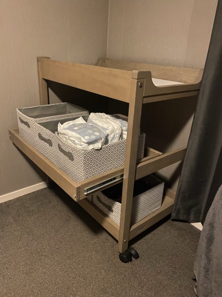 Grotime 4 in 1 Cot, Mattress & Change Table Combo Carousel 8