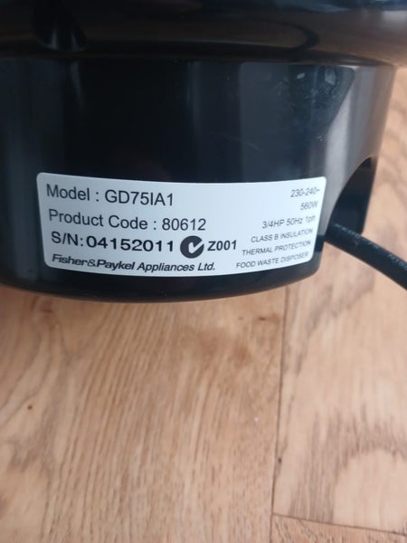 Fisher and Paykel Waste Disposer Carousel 2