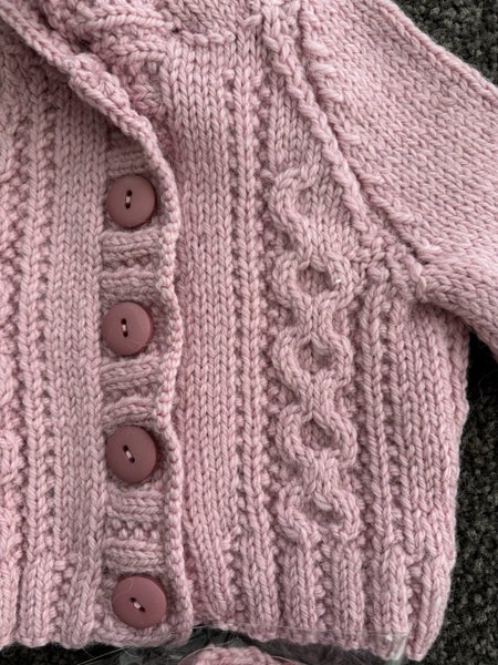 Merino Baby Hooded Pink Jacket and Boots Carousel 2
