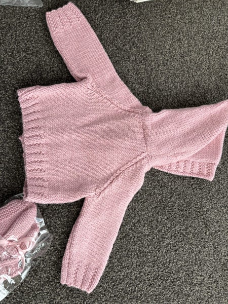 Merino Baby Hooded Pink Jacket and Boots Carousel 4