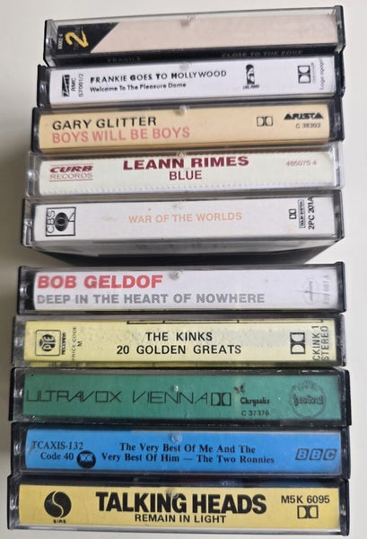 10 x Music Cassettes $1 RESERVE62863224981890111