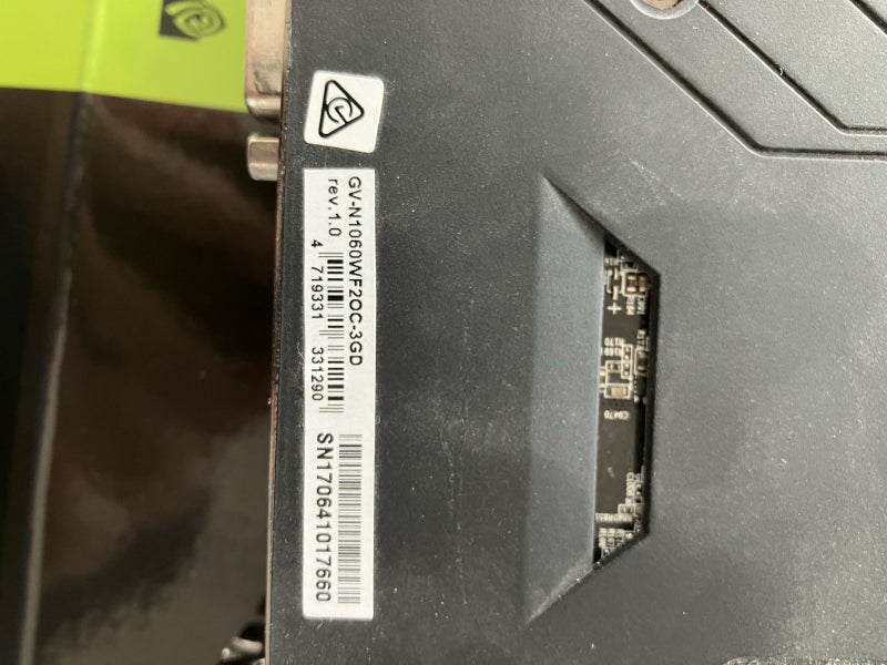 Gigabyte GeForce 1060 3gb Windforce Carousel 5