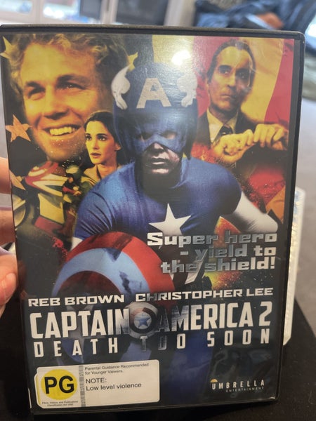 For Captain America DVDs; including Reb Brown 1979 version630004118602271120