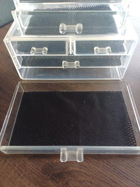 Sturdy Clear Jewellery / Makeup Storage Box – Multi-Drawer Organiser62863853113475112