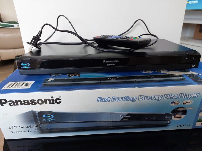 Panasonic Blu-ray player with HDMI and RCA Carousel 1