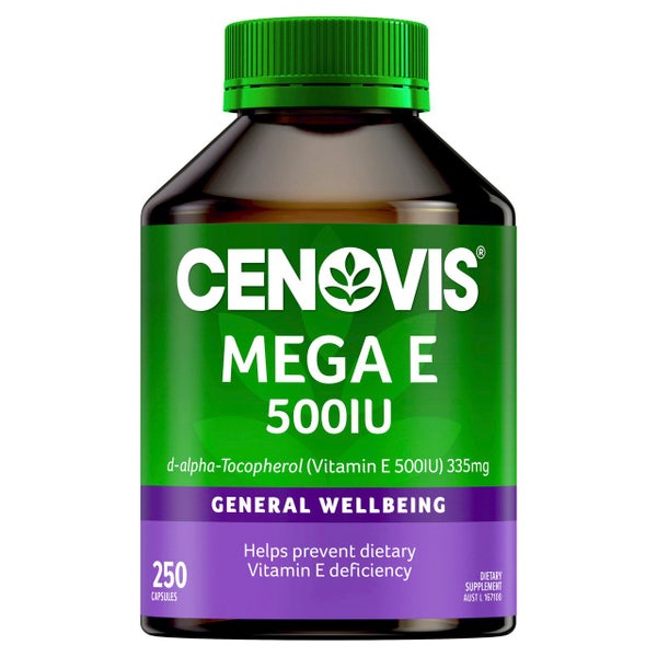 Cenovis Mega E 500IU 250 Capsules Carousel 1