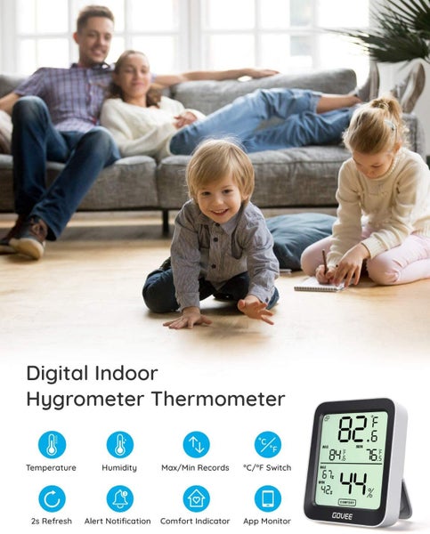 2 x Govee Smart App Bluetooth Thermometer Hygrometer Carousel 2
