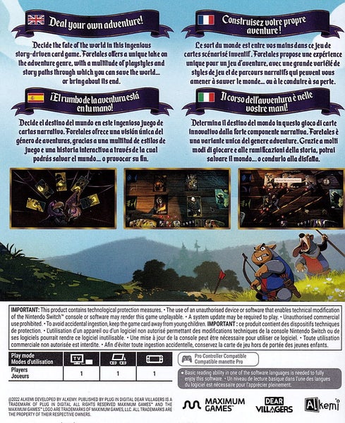 Foretales Switch62863869072643111