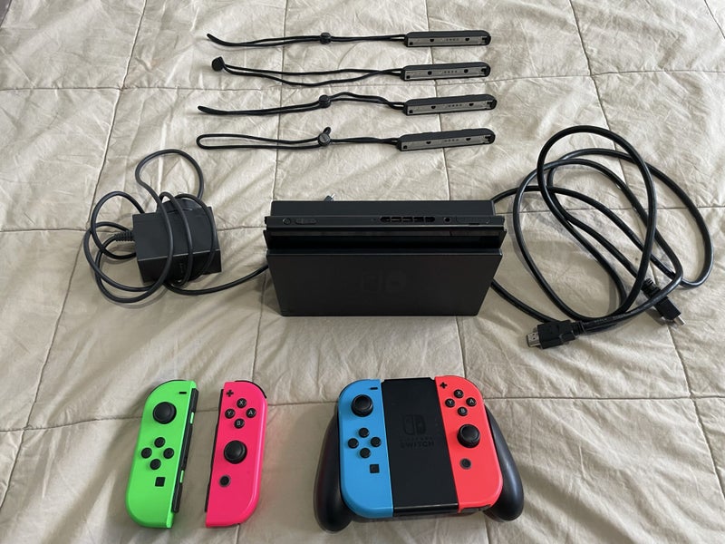 Nintendo Switch Bundle - Console + 4 Joy Cons + Dock - Great Condition Carousel 2