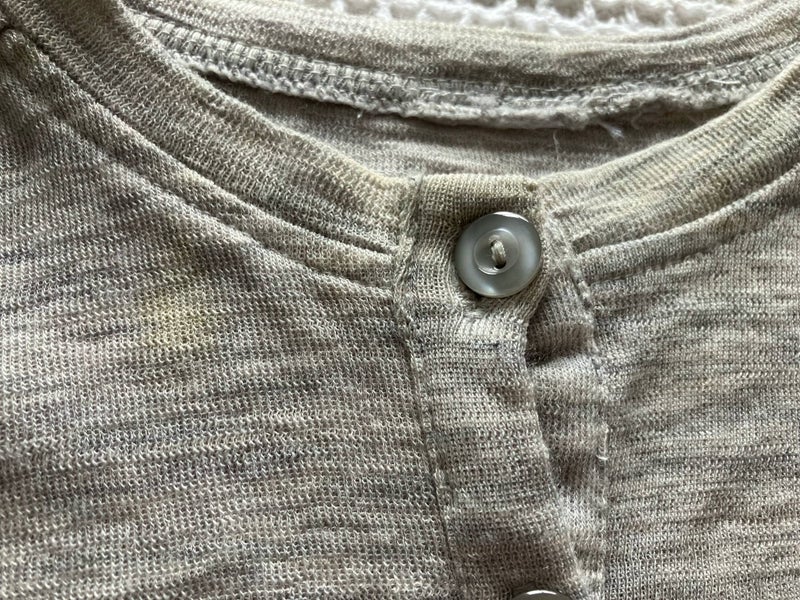 Grey merino cardigan, size 00 Carousel 2