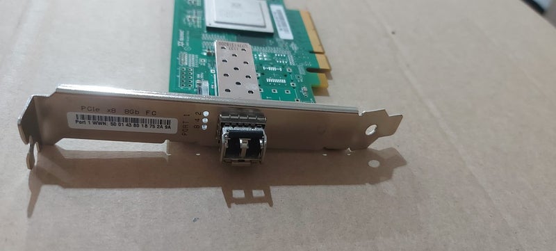 QLOGIC QLE2560 8GB FIBRE CHANNEL PCI-E NETWORKS ADAPTOR HIGH PROFILE62960722063619113