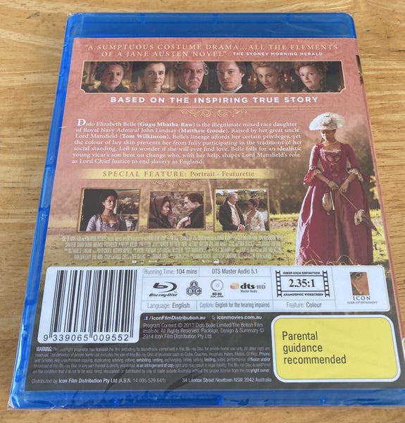 Belle (Asante): blu-ray, new62999009646849111