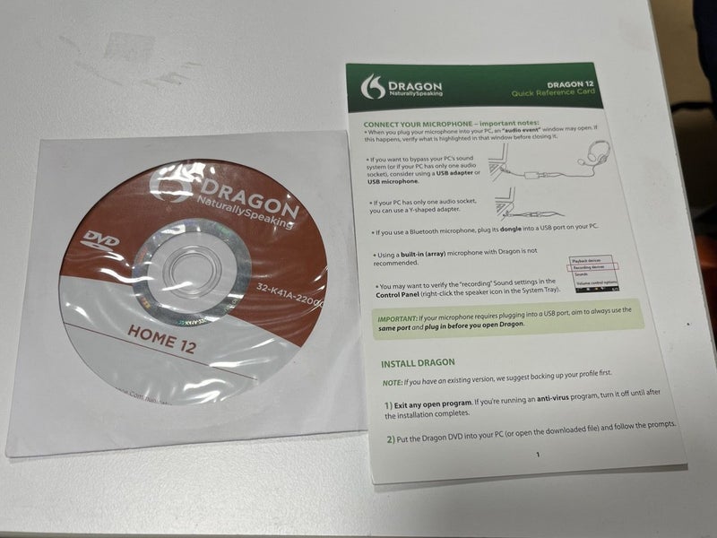 Dragon NaturallySpeaking Home 12 Carousel 1