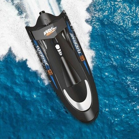 Turbojet Remote Control Speedboat 3-Speed 30km/h+ ABS Hull 150m 2.4G RC 30Mins Carousel 1