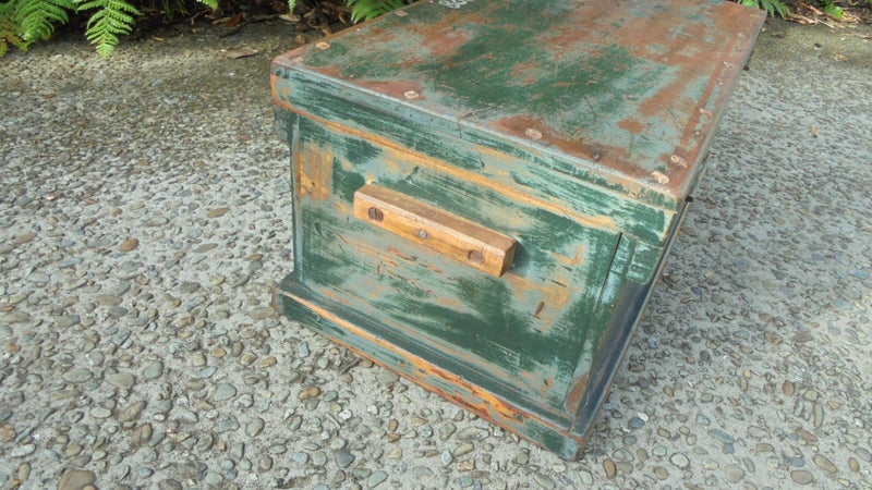 Kauri Colonial tool box. Small size (Dark olive green-grey)62854316863361112