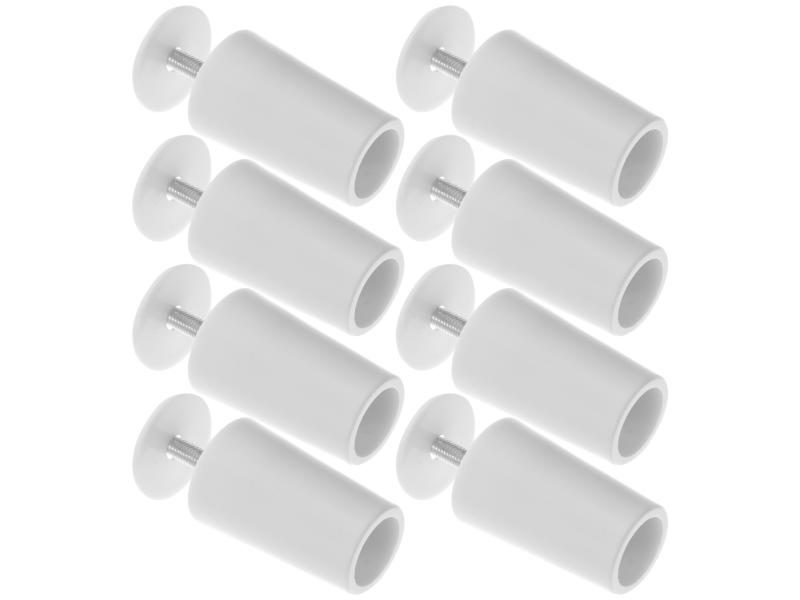 8 Pcs White Blind Stopper Blinds Stops Door Window Screening Stoppers Man Carousel 1