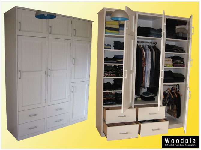NZ MADE NEW Solid Wood Custom Wardrobe(W8)63002474455426111