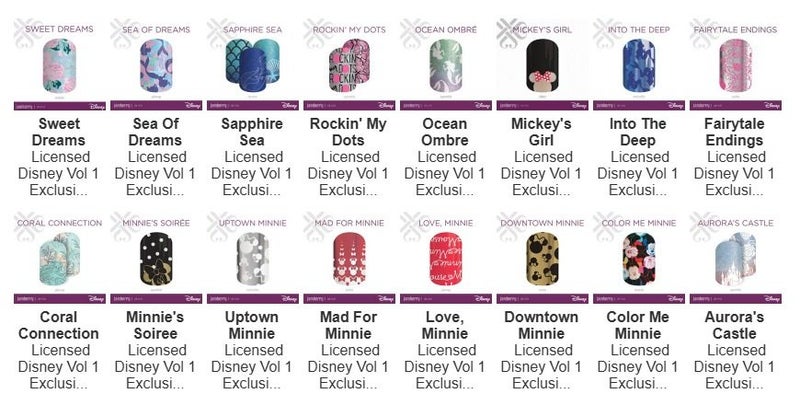Disney licensed nail wraps62864739811969116