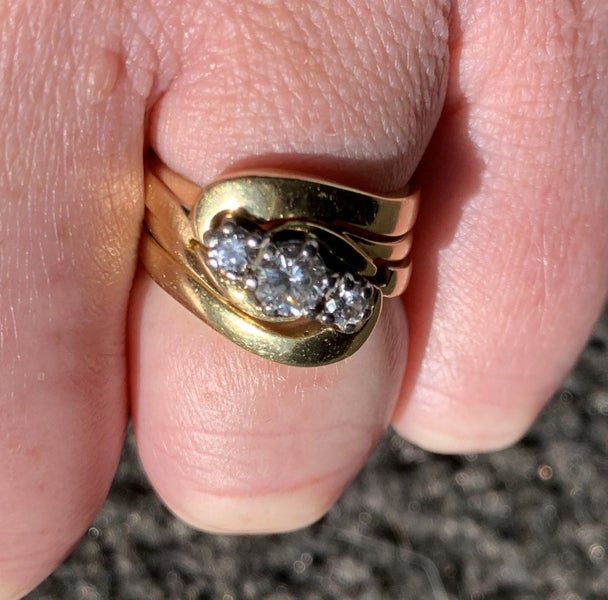 3 Stone Diamond Ring set62863232098947111