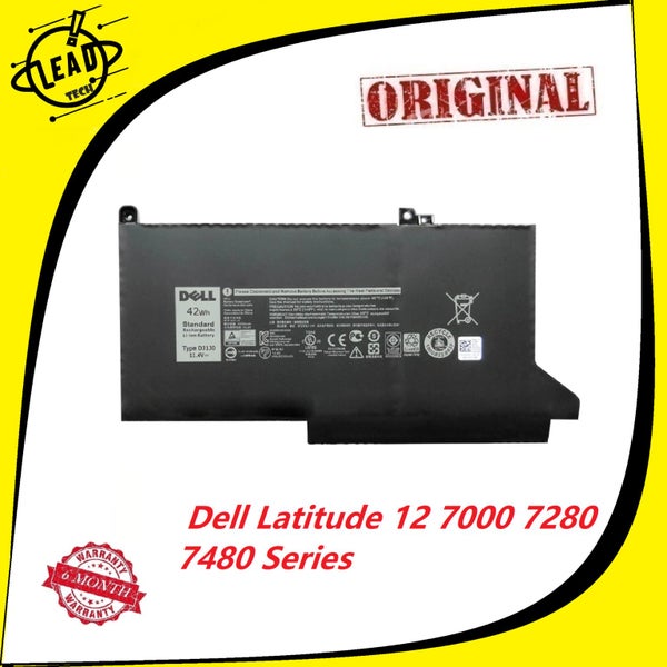 Original DJ1J0 Battery For Dell Latitude 7280 7290 E7280 E7290 Carousel 1