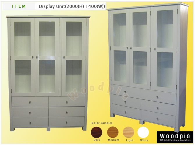 NZ MADE NEW Solid Wood Display Unit(1800H_925W)WL63004033595393111