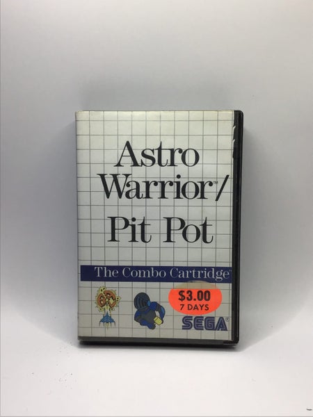 * -Sega Master System- Astro Warrior / Pit Pot - The Combo Cartridge * Carousel 1