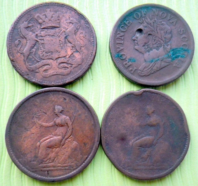 Great Britain Cornwall Cornish One Penny Token " PAYABLE AT DOLCOATH MINE" Carousel 4