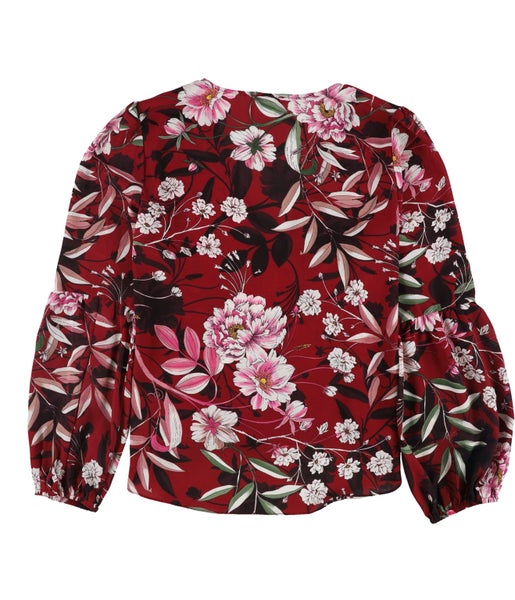 bar III Womens Baywell Kimono Top Blouse Carousel 2
