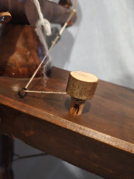 Ashford Saxony 1940's spinning wheel yarn knitting Carousel 2