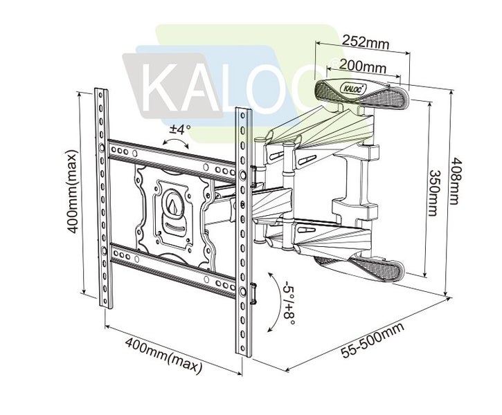 Universal TV Wall Bracket Mounts 32"-75" Carousel 2