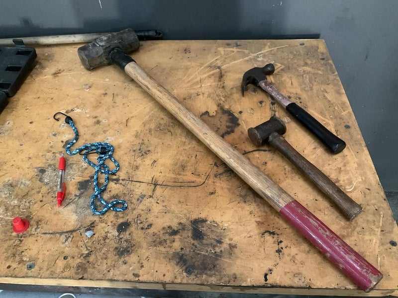 Workshop Bench , Stool & Tools Carousel 2