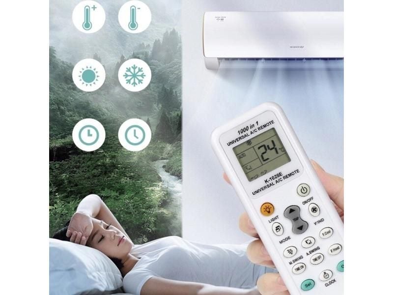 1000 In 1 Universal Wireless Remote Control K-1028E AC Digital LCD Remote Carousel 1