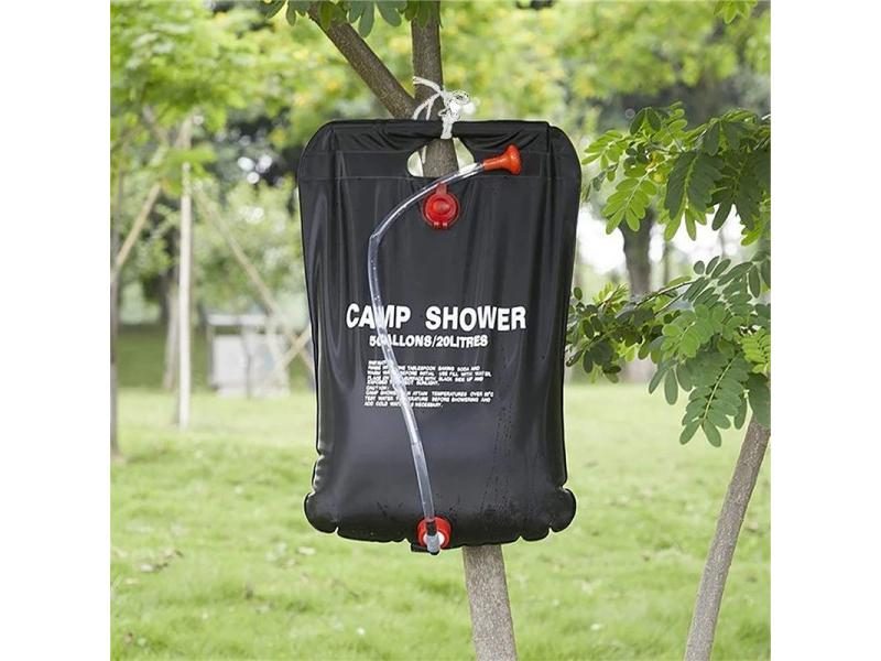 20L Foldable Solar Shower Bag Camping Shower Accessory Trade Me