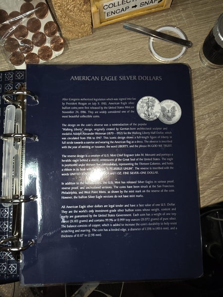 US $1 Silver Eagle Coin Collection62854317042434113
