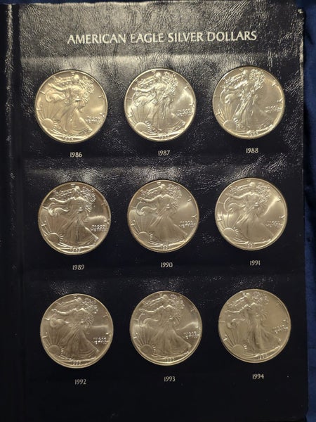 US $1 Silver Eagle Coin Collection62854317042434114