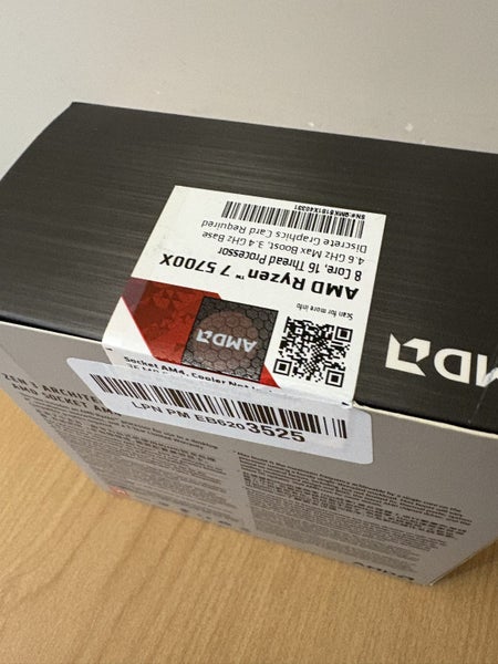 AMD Ryzen 7 5700X CPU (Brand new, sealed) Carousel 3