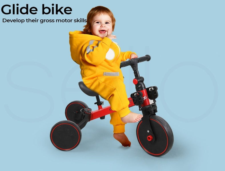 Bopeep Kids Tricycle Toddler Balance Bike 3 in1 Ride on Toys Toddler Push Trike62863864594179113