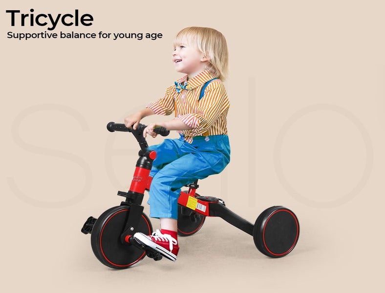 Bopeep Kids Tricycle Toddler Balance Bike 3 in1 Ride on Toys Toddler Push Trike62863864594179114