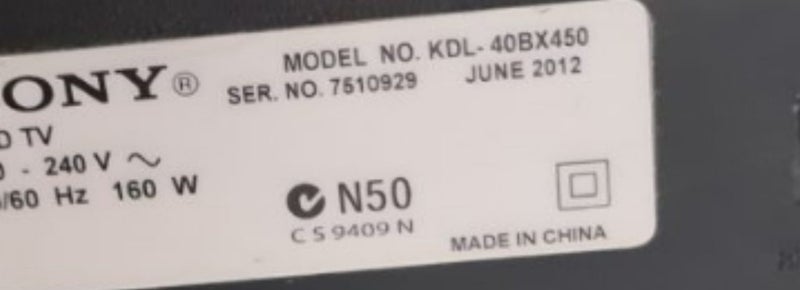 Sony 40inch t.v LCD Good condition Carousel 5
