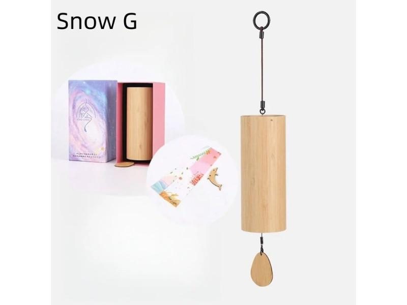 Miwayer Windbell 8 Rods Chord Wind Chimes For Outdoor Garden Carousel 1