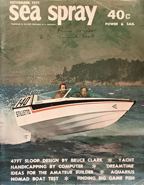 VINTAGE MAGAZINE: Sea Spray / Power & Sail Vol. 26, No. 10 - November 1971 Carousel 1