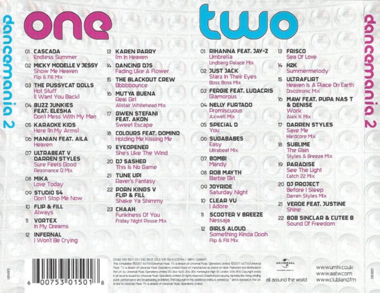 Dance Mania 2 2CD Carousel 2